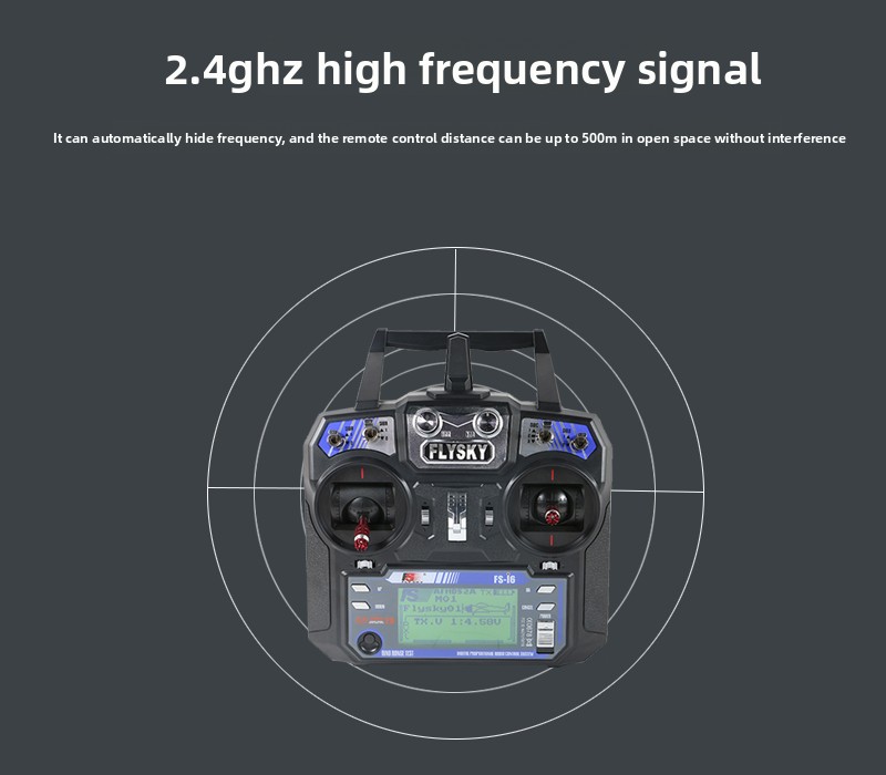 Flysky FS-i6 6X Fixed-Wing Glider Multi-Axis FPV Drone 6-Channel 10 Transmitter Remote Control