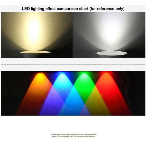 Outdoor Wall Mounted LED Lamps AC85V-220V 5W*2 COB Aluminum Black