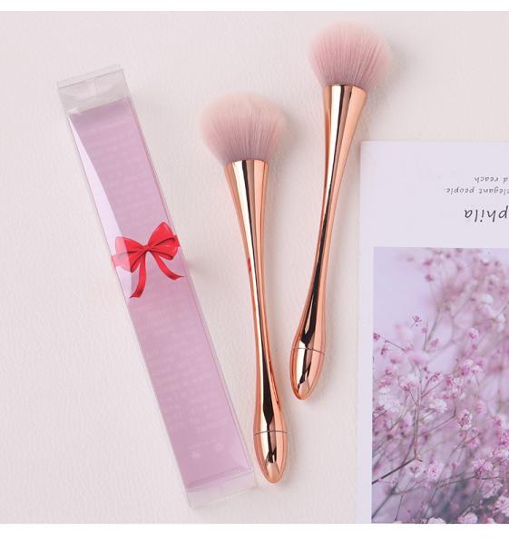 PU New Material Handle Wool Makeup Brushes Perfectly Shaped Brush Heads