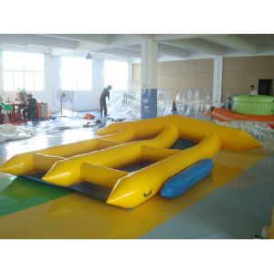 El barco inflable del juguete de 2 personas, agua inflable de la lona del PVC Flyfish