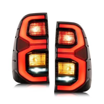 100% Tested 2020- Hilux Rear Taillights Modified Flash LED Tail Lamp For Hilux Rocco