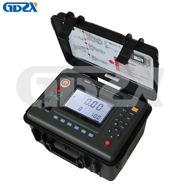 ZX2677 5KV 2000GΩ Digital Earth Insulation Tester Megger Meter With DC Current Test