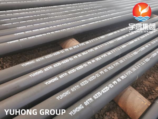 Tubes sans soudure en acier allié ASTM A335 Grade P9 Haute ténacité pétrochimique