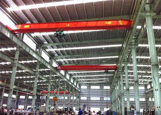 Heavy Duty Single Beam Overhead Crane Lifting Devices For Plant Stockyard Yello Blue