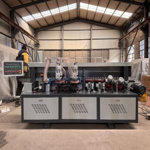 Precision Metal Sander Machine Dual Sandbelt Grinding Polishing Machine