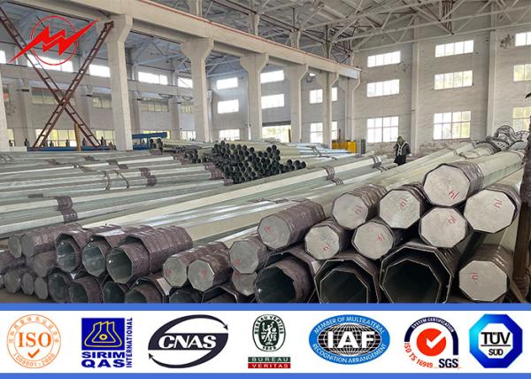 50FT 60FT Electrical Power Pole with Minimum Yield Strength of 235n/mm2