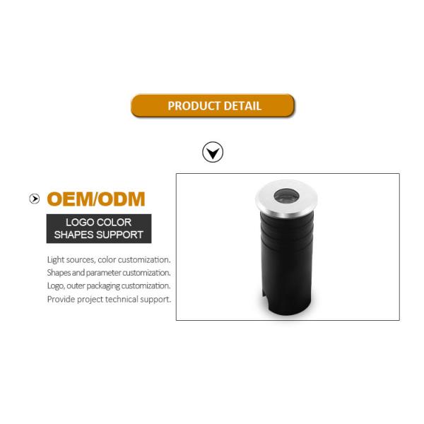 Mini IP67 1W CREE XPE LED одноцветный подъемный свет наружной заложенной лампы лестничная ступенька