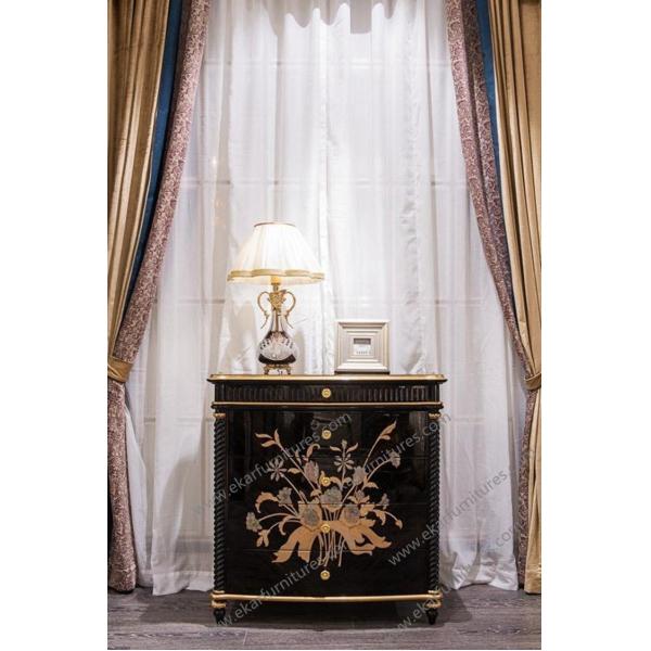 kingbed Furniture for bedroom modern royal luxury master wooden bed TA-028