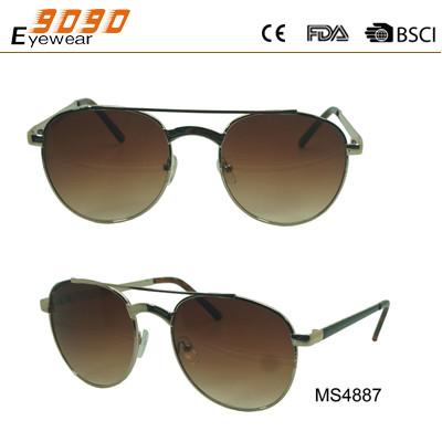 New arrival and hot sale of metal sunglasses, UV 400 Protection Lens