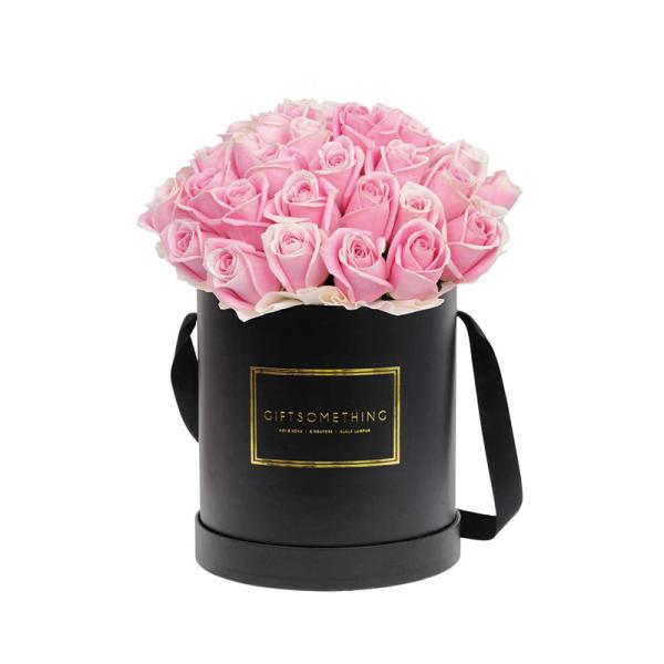 CMYK Printing 157gsm 0.5kg Flower Cylinder Paper Boxes