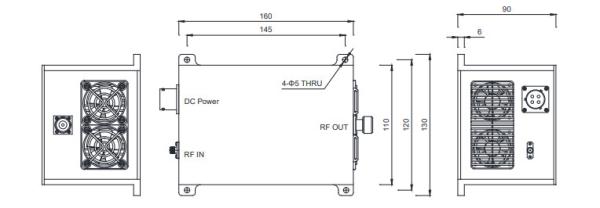 5 - 6 GHz Narrow Band LNA Past 46 dBm LNA Low Noise Amplifiers for high-frequency communication systems