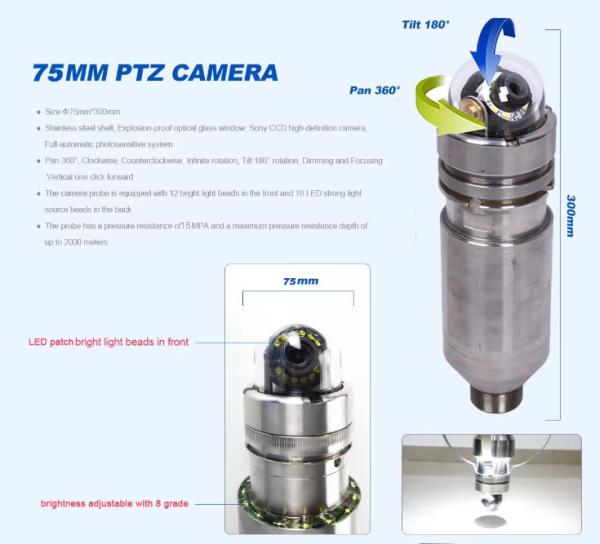 GYGD-IV Borehole Camera System for Oil & Gas Pipeline Inspection