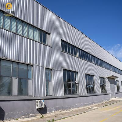 Industrial Waterproof Steel Structure Warehouse / Steel Frame Warehouse Construction