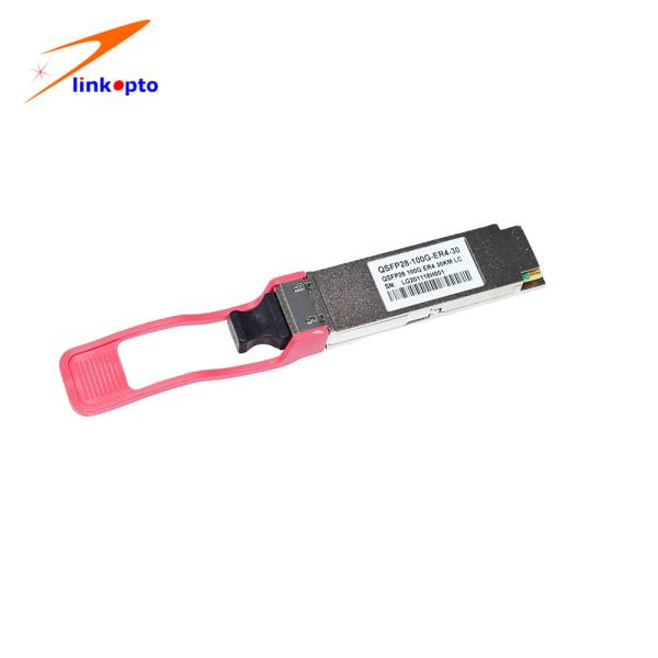 30KM QSFP28 ER4 Lite 100G Optical Transceiver Hot Pluggable Dual LC LAN WDM
