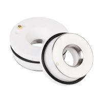 Materiales consumibles de cerámica del laser de la fibra del tenedor de la boca del anillo 32m m del laser