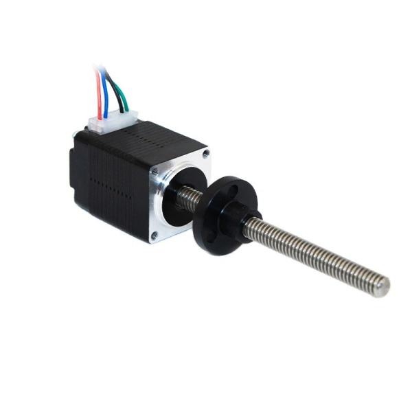 2mm Threaded Rod Nema 8 Linear Stepper Motor 25/30mm Length 0.4/0.5A for Manufacturing