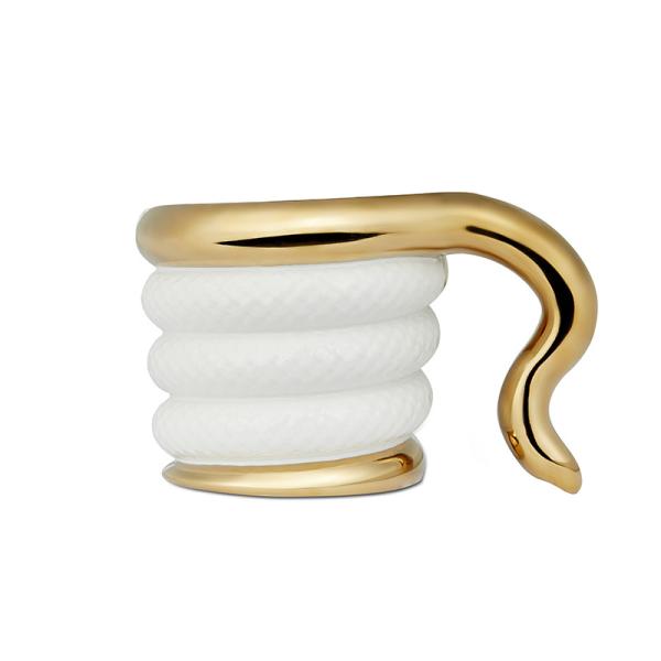 Multi-Colored Unique Shape 3D Ceramic Tea Mug Wear Resistant