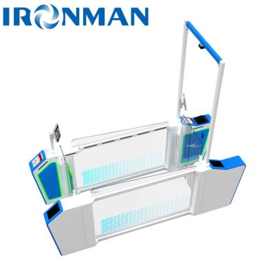 High-Security AB Interlocking Turnstile Door System - 3D Anti-Piggyback Access Control for Data Centers & Government Buildings