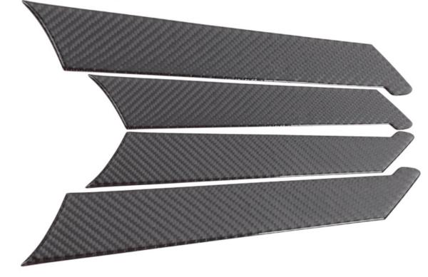 Audi A6L Interior Modified Carbon Fiber Decorative Stickers UV Glossy