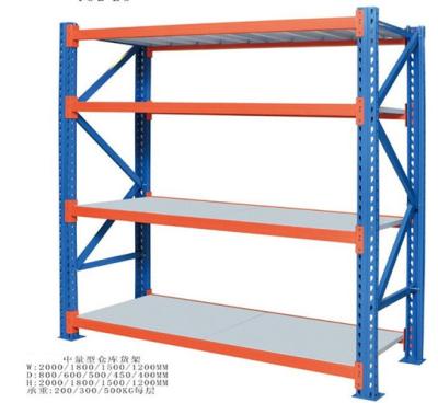 Custom Fitted Warehouse Storage Racks , Medium Duty Steel Pallet Rack Shelving
