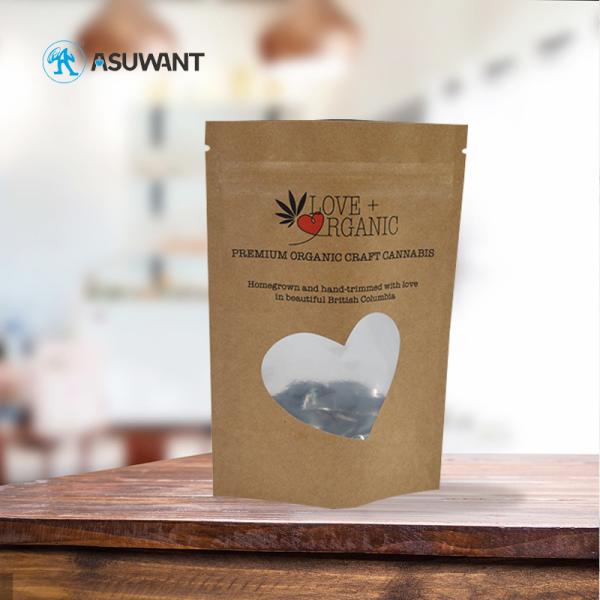Biodegradable Gravure Printing MOPP 130mic Kraft Paper Bags