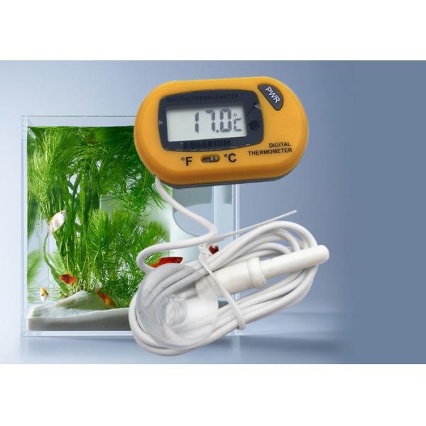 Compact Design Plastic Fish Tank Thermometer ABS Plastic Material For Aquarium