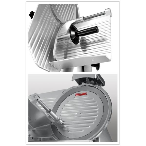 Semi Automatic Food Preparation Equipments , Electric Frozen Meat Slicer With Sharpener