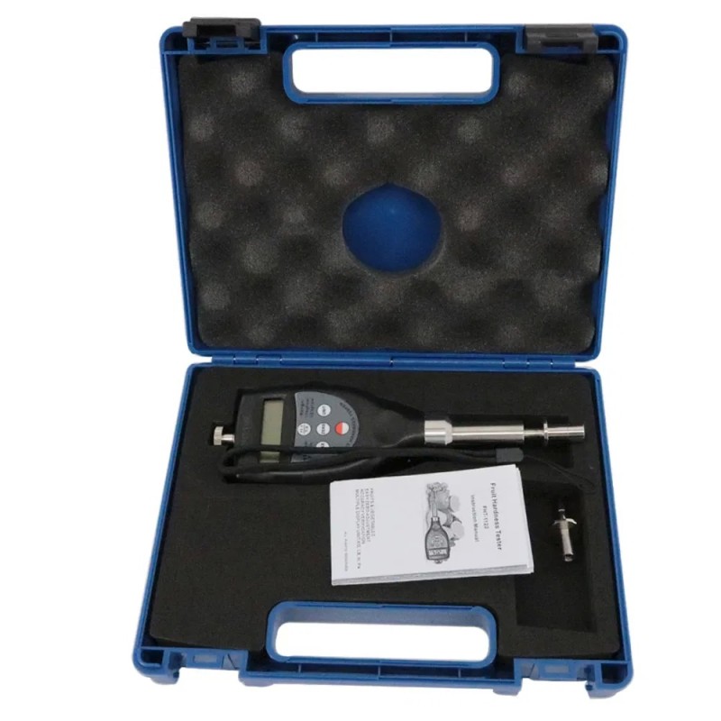 FHT-1122 Fruit Hardness Tester Penetrometer, Durometer with 7.9mm/11.1mm Tip Diameter 0.2~11.0 Kgf/Cm² Range and ±(1%H+0.1) Kgf/Cm² Accuracy