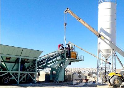 Stable Performance On Site Concrete Batching Plant / Concrete Mixing Station