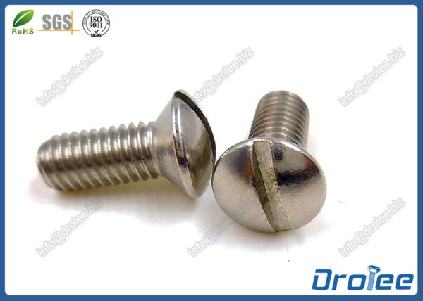 A2  / A4 / 316 / 18-8 Stainless Steel Slotted Oval Head Machine Screws