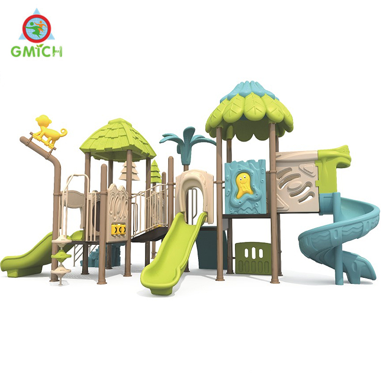 Plastic Playground Slide Outdoor Kids Play Equipment Amusement Play Toys for Children