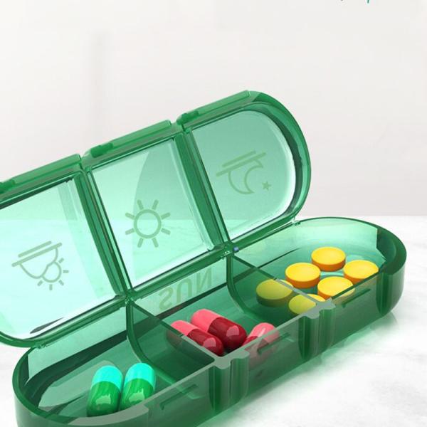 Pill  Medicine Vitamin Organizer  Weekly 3 Times a Day AM/PM with  Large Compartments Case