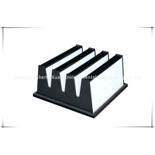 Polyurethane Sealing GasketV Bank HEPA Pleated Filter
