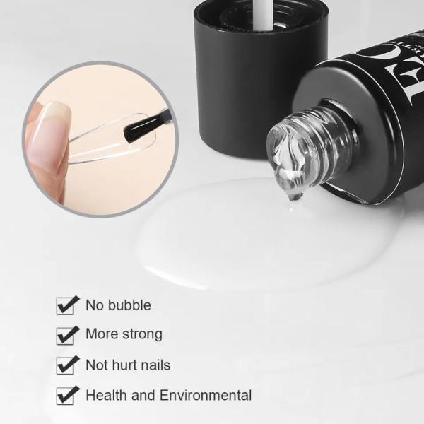 Многофункциональные подсказки ногтя упрочнителя грунтовочного слоя клеят клей геля Кристл метки частного назначения геля