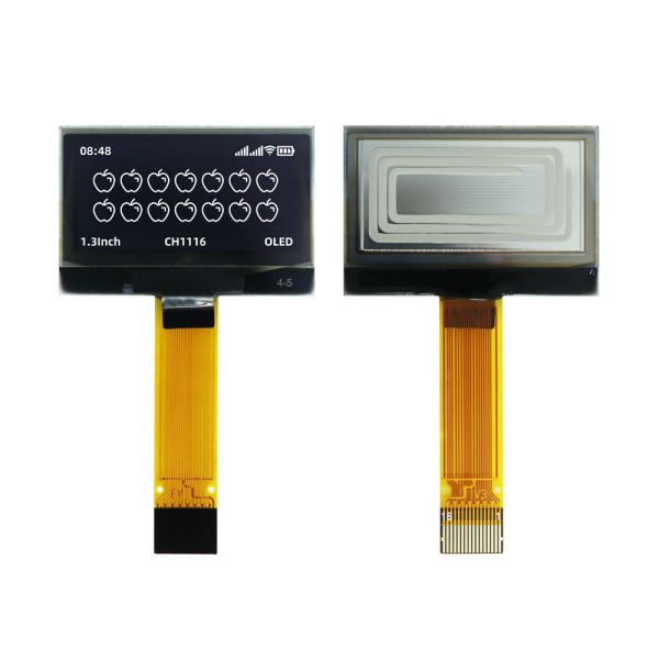 1.3 OLED Display Module with 128x64 Resolution and 16-Pin I2C/SPI Interface