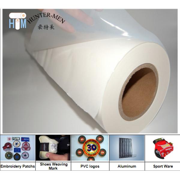 Polyester Thermoplastic Adhesive Film White PES Hot Melt Adhesive Film For Embroidered Chapter