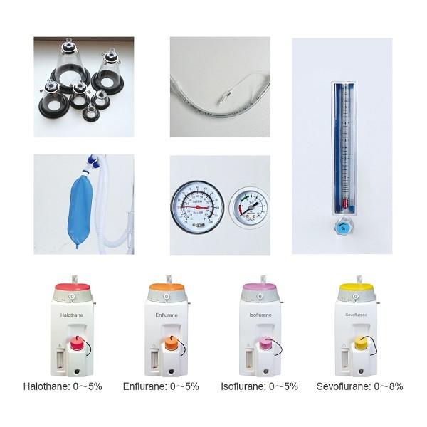 O2 Veterinary Medical Equipment Anesthesia Machine 25L/Min-75L/Min
