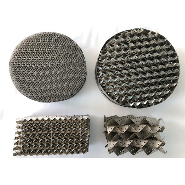 Нержавеющая сталь 250 м2/м3 Металлическая структурированная упаковка