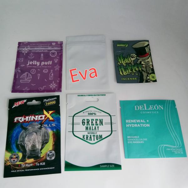 FDA Approved Tea Bags Packaging , Clear Stand Up Bags With Spout Tap