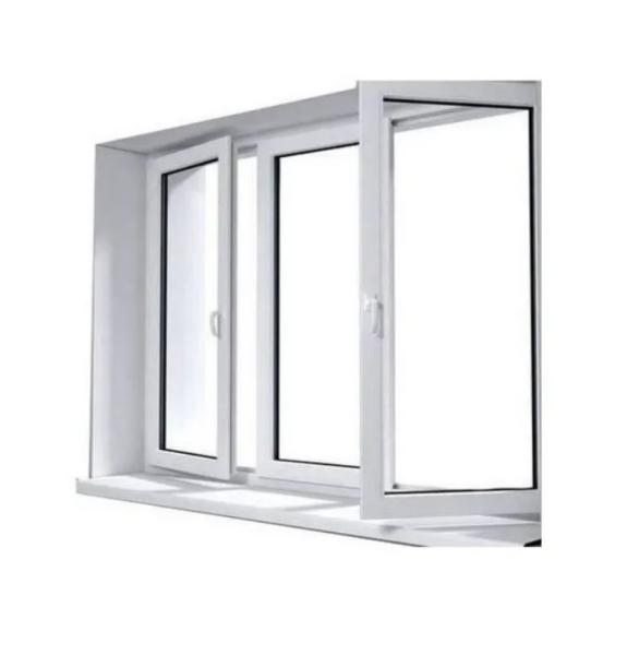UV Protected 65mm/55mm Casement Aluminum Window With Screw Fixing