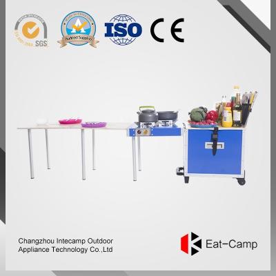 Estação de cozimento dobrável de E001 - 9,2 quilogramas de EATCAMP - 75 litros - 4KW * 1 para o acampamento exterior