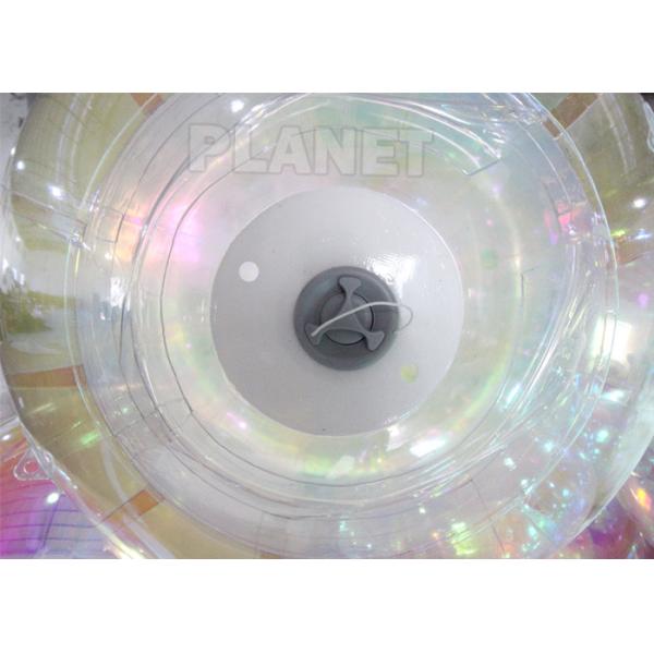 Гигантский ослеплять PVC плавая шарики зеркала раздувного красочного шарика зеркала декоративные раздувные радужные