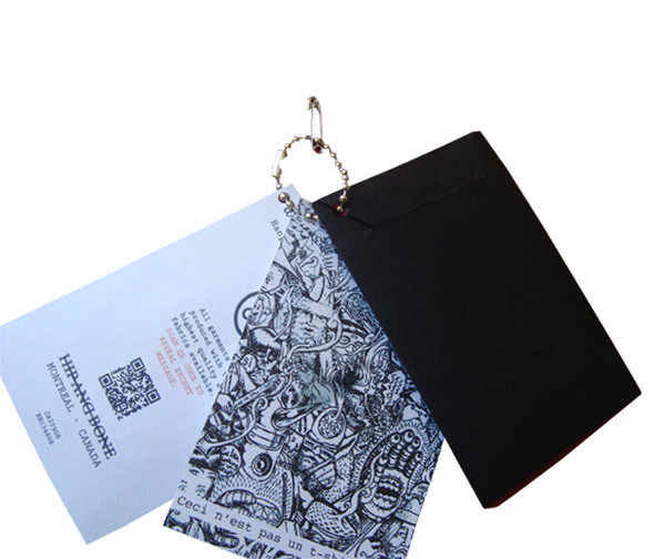 Одежда Eco дружелюбная изготовленная на заказ обозначает бирки целлюлозно-бумажного предприятия для одежды с цепью шарика