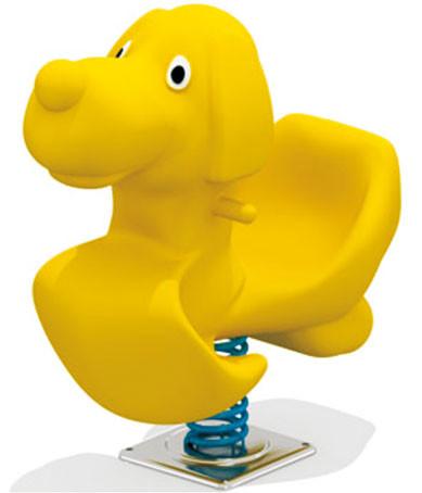 dog theme outside kids play toys spring rider toys for theme park