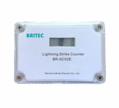 BR-SC02E Lightning Counter Surge Arrester Lightning Surge Counter device digital lightning strike counter
