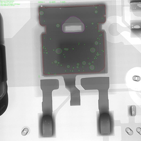 Ultra High Resolution Accurate Solder Void Inspection PCBA MOS Chip X-ray AX9600 Unicomp Power Component PCB
