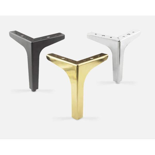 Нога мебели Chrome штуцеров оборудования мебели ног угла софы металла для софы