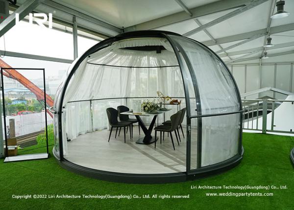 360 Degree Transparent PC Bubble Crystal Dome Tent Outdoor Leisure Restaurant House