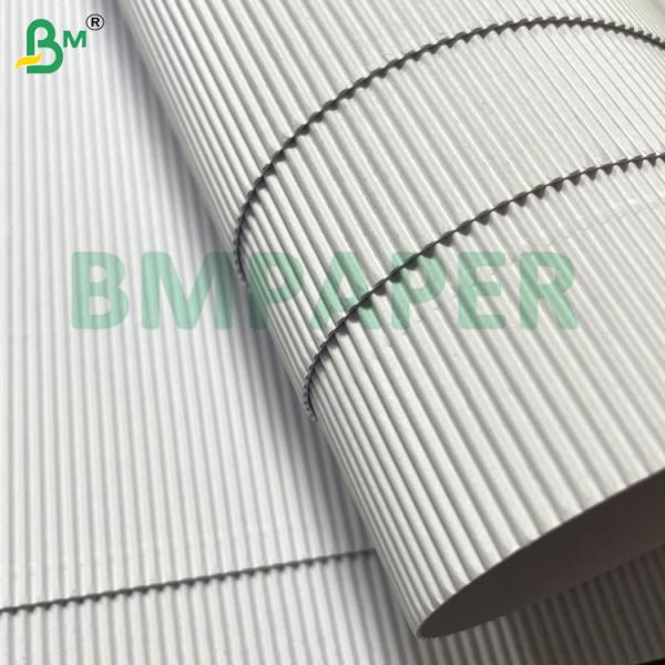 Papel corrugado acanalado blanco ligero de 15.5*20 para embalaje de cajas de manualidades y regalos