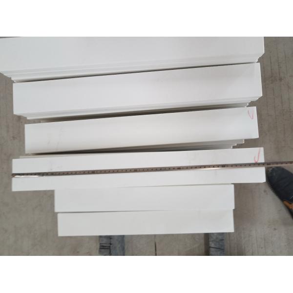 Artificial Quartz Bathroom Vanity Tops For Hotel Renovation Back / Side Splash